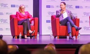 Darcy and John on Stage 